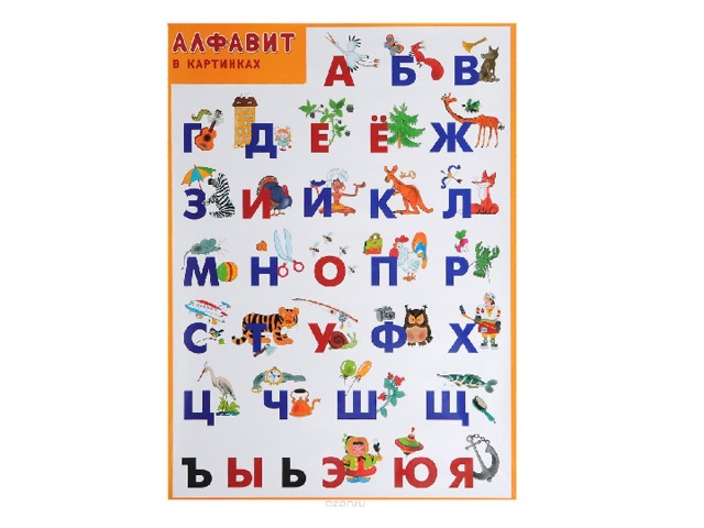 Чеченский алфавит в картинках