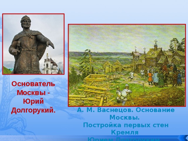 Рисунок основание москвы