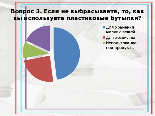 Исследовательский проект пластиковая бутылка польза или вред