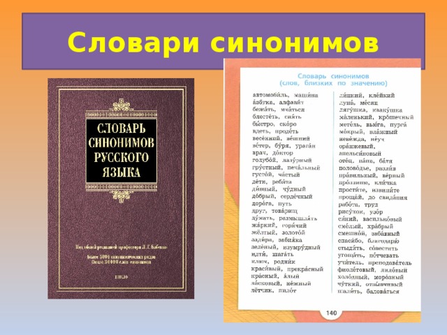 Словари 2 класс школа россии презентация