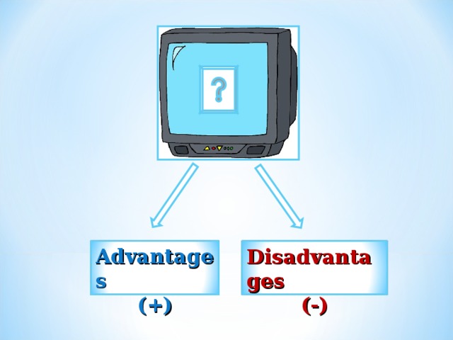 Advantages (+) Disadvantages (-) 