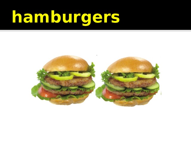 hamburgers 