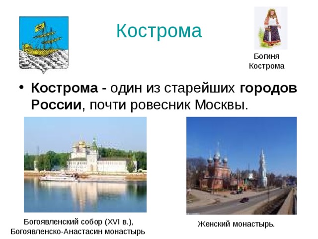 Город кострома проект для 3 класса - 83 фото