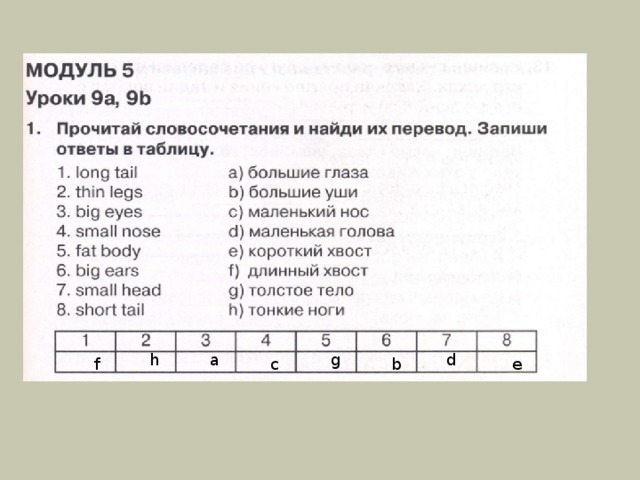 Подбери соответствующую реплику запиши ответы в таблицу