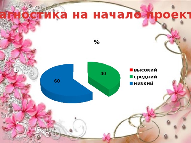 Диагностика на начало проекта 