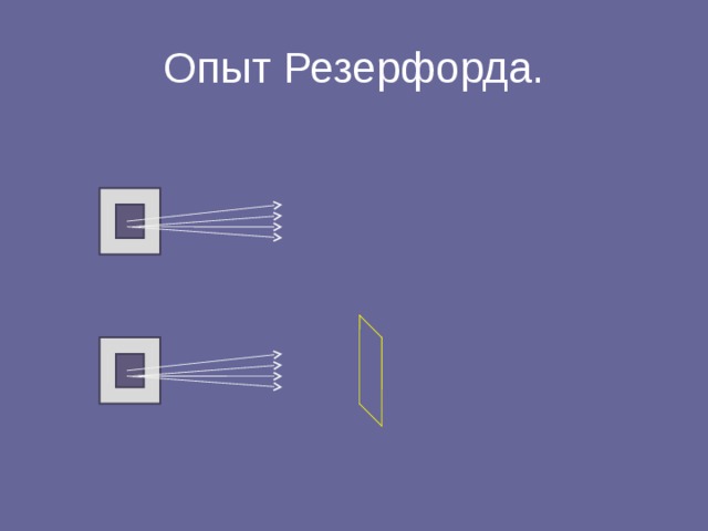 Опыт Резерфорда. 