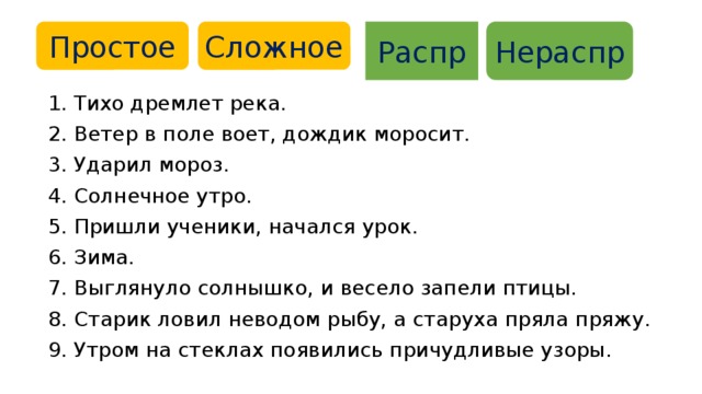 Распространённые и нераспространённые предложения | Начальная школа | СОВРЕМЕННЫЙ УРОК