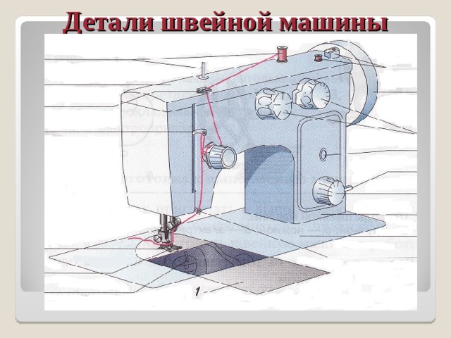 Детали швейной машины 