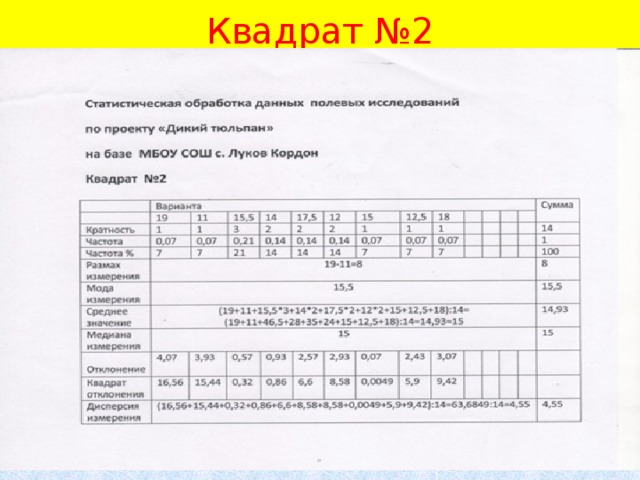 Квадрат №2 