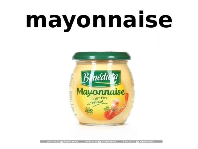 mayonnaise 