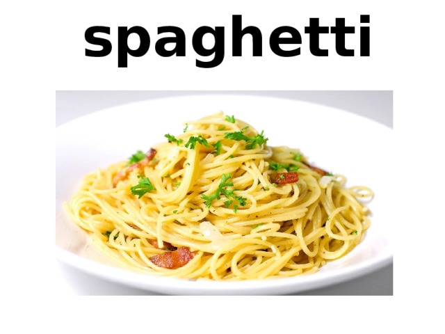 spaghetti 