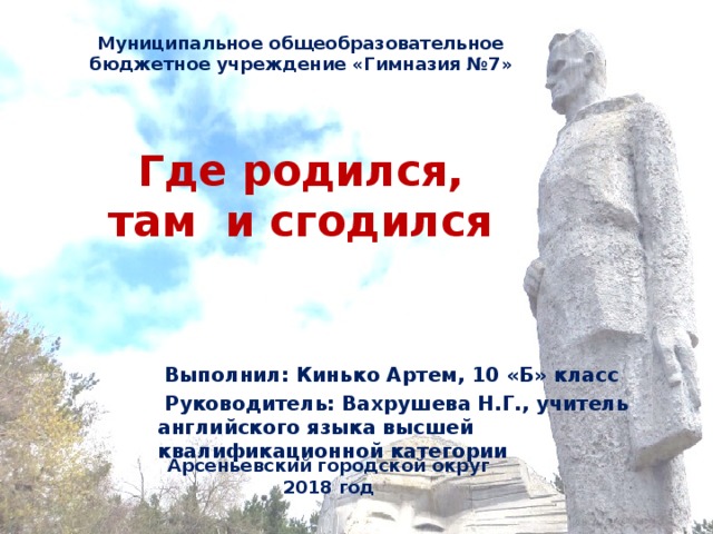 "Мой город" презентация