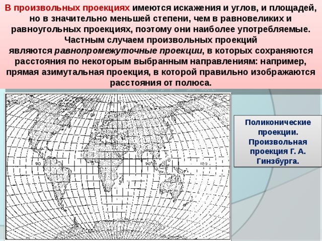 Карта с равновеликой проекцией