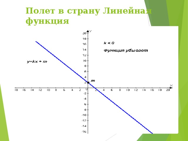 Полет в страну Линейная функция