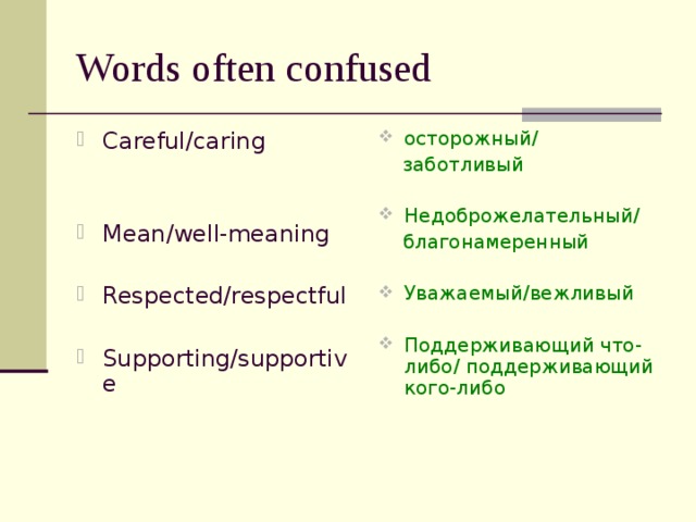 Слово often. Supporting supportive в чем разница. Careful от carefully. Careful carefully разница. Careful caring в чем разница.