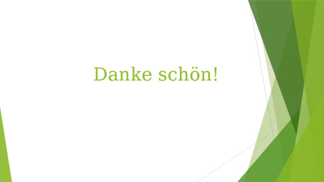 Danke schön! 