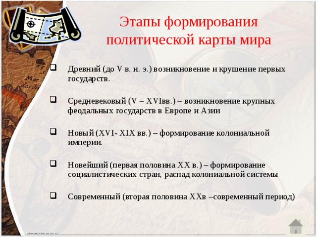 Политическая карта мира