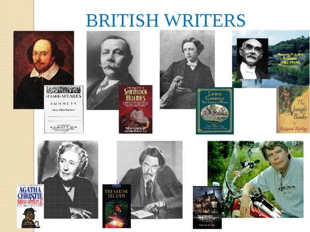 Известные писатели великобритании презентация