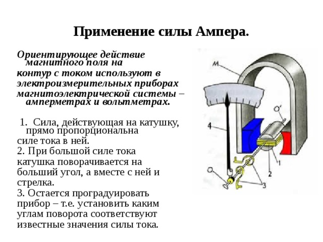 Презентация по физике 8 класс действие магнитного поля на проводник с током электрический двигатель