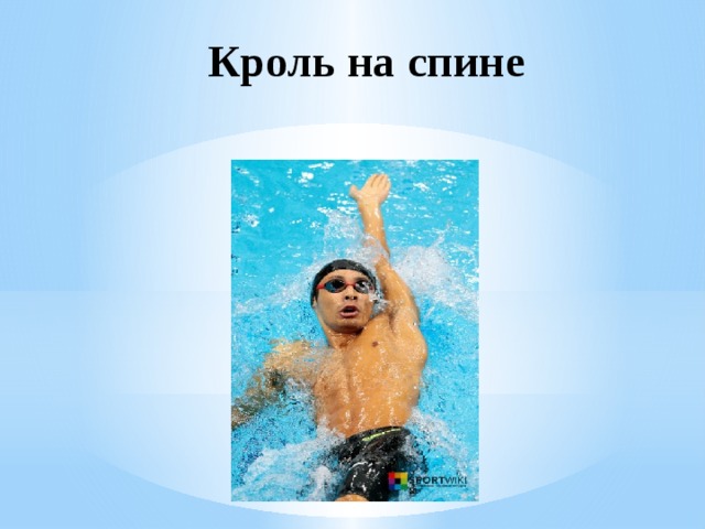 Кроль на спине презентация