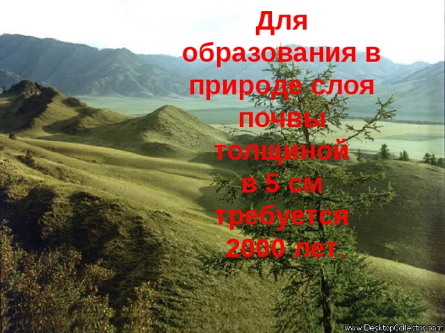 Для образования в природе слоя