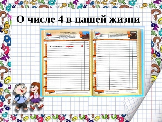 О числе 4 в нашей жизни 