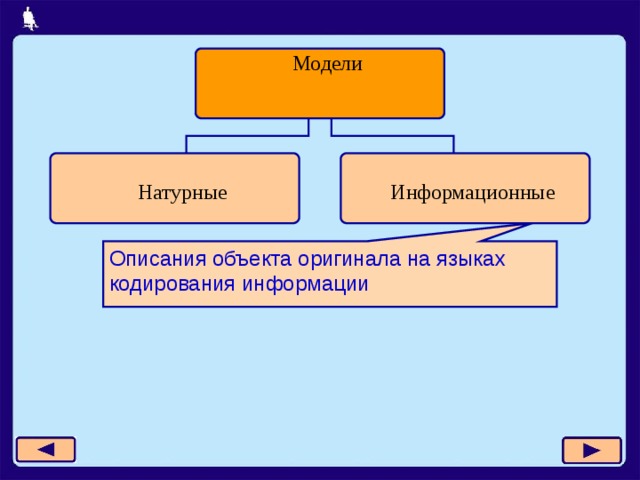 Описания объекта оригинала на языках кодирования информации  11 