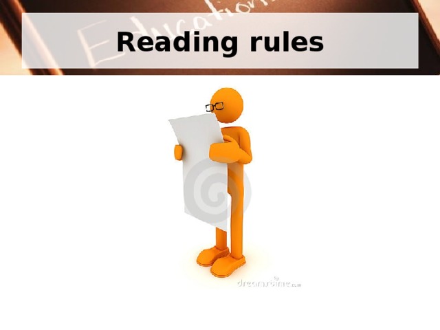 Reading rules 