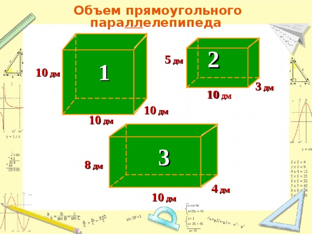 Технологическая карта объем прямоугольного параллелепипеда 5 класс