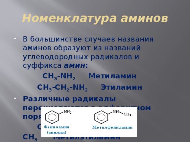 Какие вещества называют аминами какой признак. Номенклатура Аминов. Третичные Амины номенклатура. Номенклатура первичных Аминов. Третичные Амины названия.