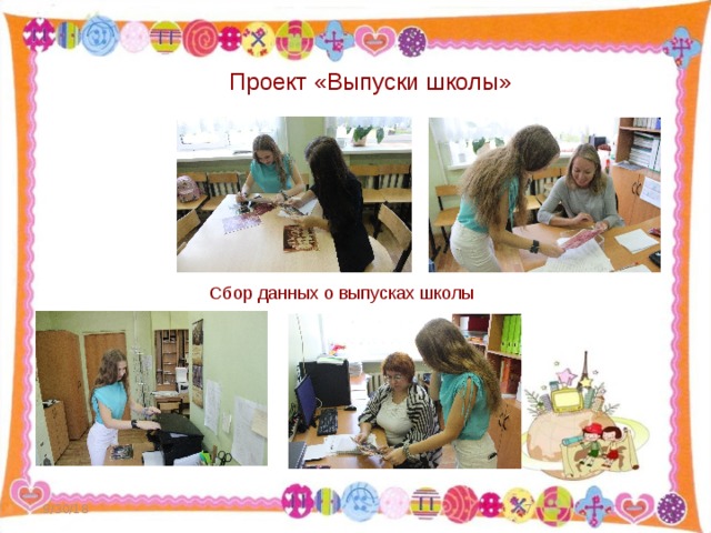 Проект «Выпуски школы» Сбор данных о выпусках школы 9/30/18  