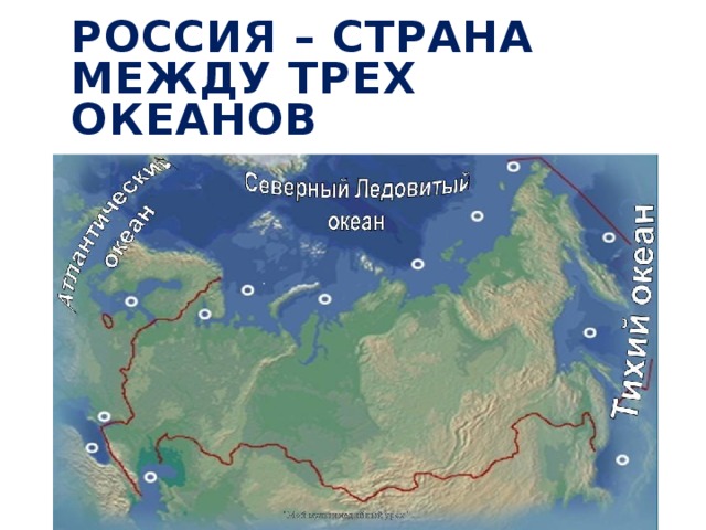 Территорию России омывают моря 3 океанов. Моря омывающие Россию на карте. Какие океаны омывают Россию.