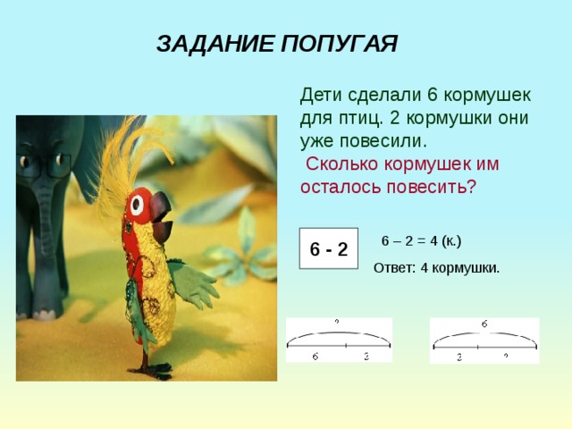 Задача начинается так в зоомагазине жили волнистые попугайчики продолжи задачу по схеме реши задачу