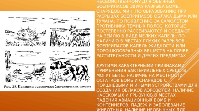 Внешние признаки применения биологического оружия схема