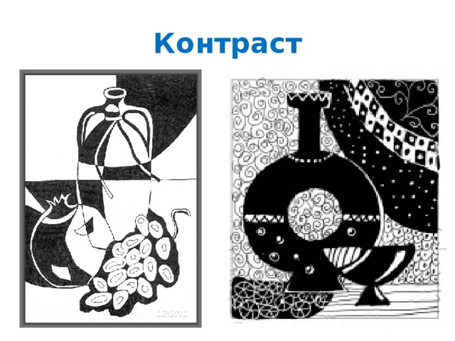 Черно белое графическое изображение имеет