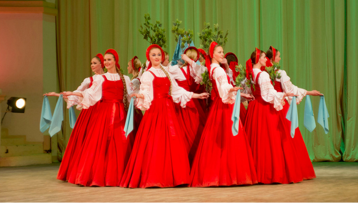 Русский танец березка