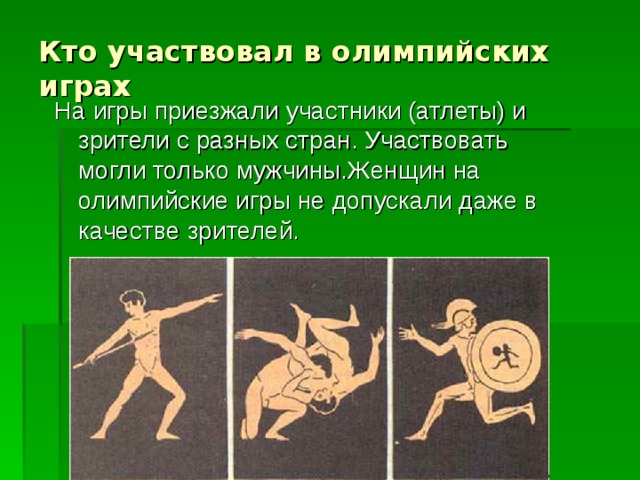 Либо участвовать. Кто принимал участие в Олимпийских играх. Кого не допускали на Олимпийские игры. Кто участвовал в Олимпийских. В Олимпийских играх участвовали.