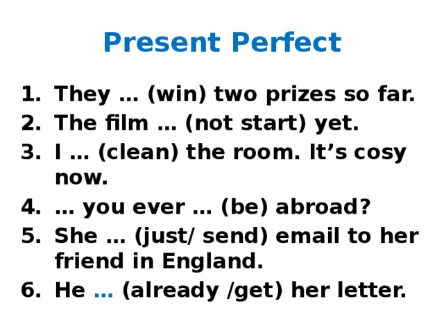 Present perfect презентация 7 класс spotlight