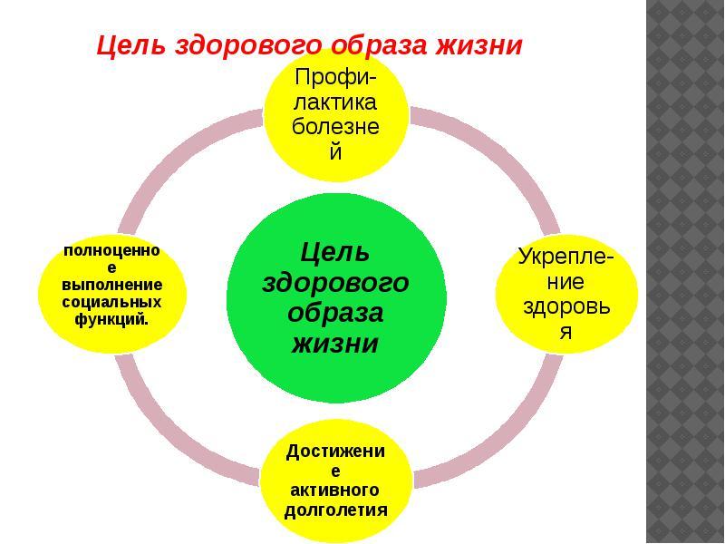 Схема здоровый образ жизни