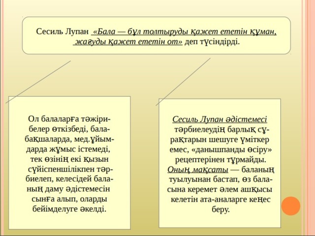 Методика сесиль лупан презентация