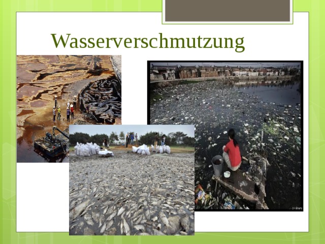 Wasserverschmutzung