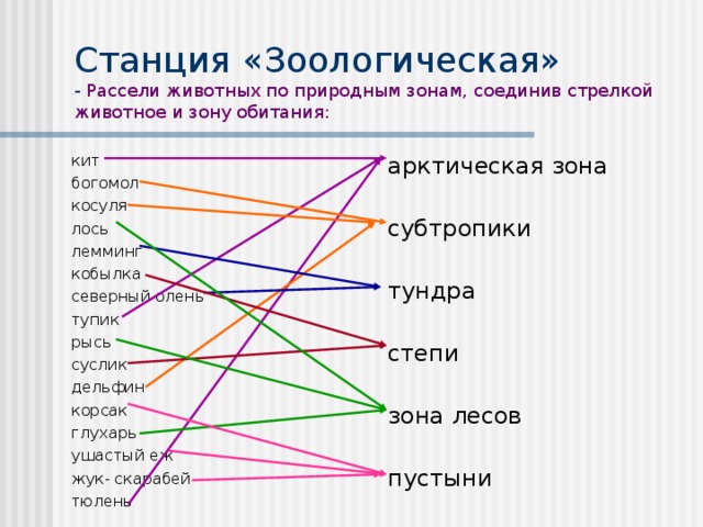 В какой природной зоне обитает