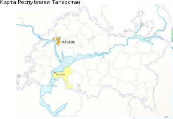 Карта татарстана контур