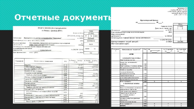 Отчетная документация