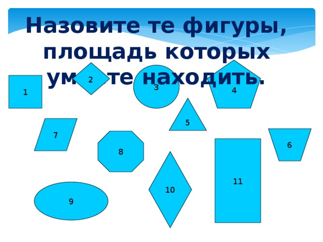 Площадь фигуры с помощью палетки 4 класс