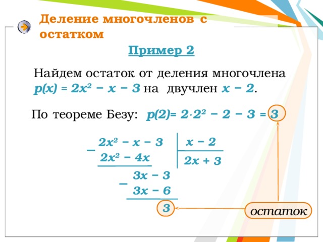 Многочлены от одного переменного 10 класс колягин презентация