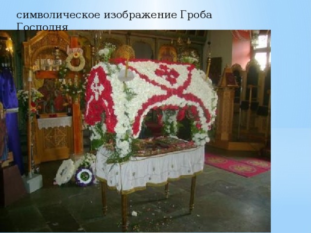 символическое изображение Гроба Господня 