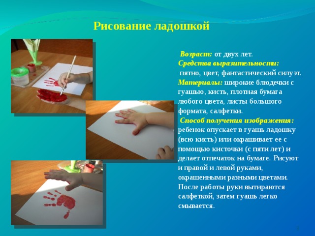 Детский проект нетрадиционные техники рисования