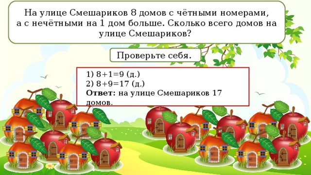 Четные и нечетные числа 2 класс презентация