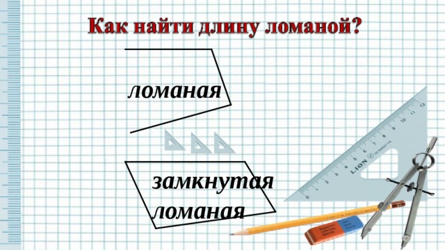 ломаная замкнутая ломаная 